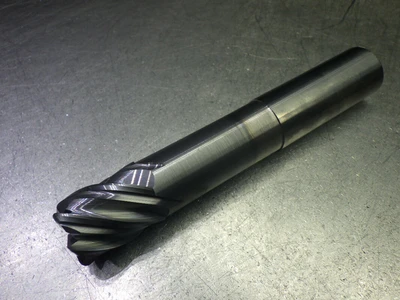 Monster 1" 5 Flute Carbide CR XL Endmill 1" Shank .12" R 295-054114 (LOC1776)