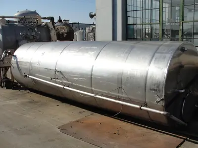 SPC7421  Tank 2500 gallon vertical tank, Stainless Steel, flat