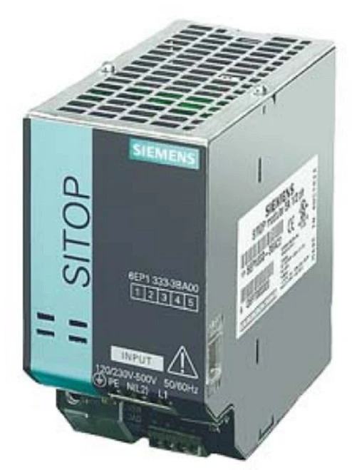 Siemens 6EP1333-3BA00 SITOP PSU200M AC/DC DIN Rail Mount Power Supply [Refurbished]