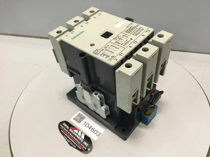 Used SIEMENS 3TF50 PLC Contactors Michigan US | Ideal Machinery #1142269