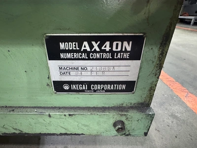 IKEGAI AX 40N LATHES, SLANT BED, N/C & CNC | Wheeler Machinery Sales (3)