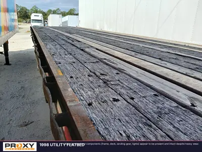 Used 1998 UTILITY FLATBED Flatbed Trailers Florida US | Proxy Equipment #1381374