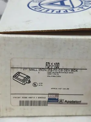 New | in-Stock APPLETON ELECTRIC FD-100 Miscellaneous Equipment (Electrical & Power) | Surplus Asset Holdings #1200238