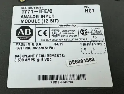 USED ALLEN-BRADLEY ALLEN BRADLEY 1771-IFE