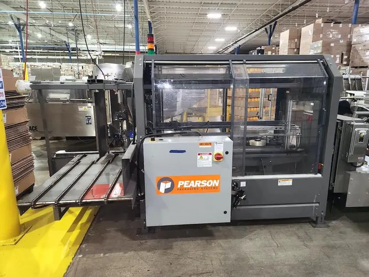 Used 2008 PEARSON PACKAGING SYSTEMS CE25 TAPE Case Erectors - Tape Bottom Seal Pennsylvania US | Ferguson Packaging Machinery #1064270