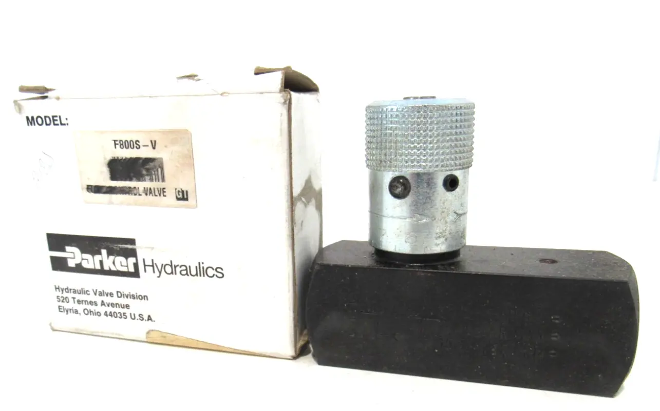 NEW PARKER F800S-V FLOW CONTROL VALVE F800SV