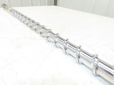 Meiki 148540 Metering Screw Injection Molding 36mm x 1050mm w/Tip 45.75" OAL