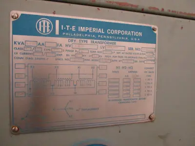 2000 KVA 12000 Primary, 480/277 Secondary, ITE, Dry Type