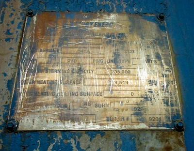 Used 2007 VICTORY TYPE "O" Boilers | Solutions 4 Manufacturing #943455