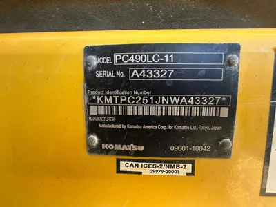 Used 2023 KOMATSU PC490LC-11 Excavators New Jersey US | Proxy Equipment #1388583