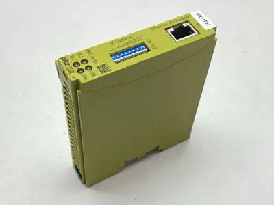 USED PILZ ETHERNET IP / MODBUS TCP COMMUNICATION MODULE 773730