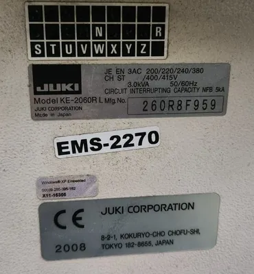 2008 JUKI KE-2060RL High Speed Mounter | Tekmart International Inc. (5)