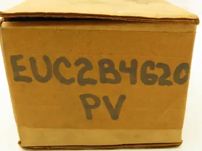 Plast-o-matic EUC2B4G20 Solenoid Valve PVC 1/4" NPT 120 PSI 120V Coil