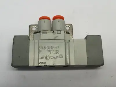 USED SMC SOLENOID VALVE -100KPA-0.7MPA