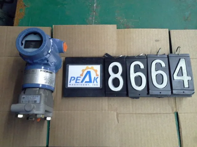 Rosemount Pressure Transmitter model 3051CG4A22A1AB4C6M5TR, Cal. 0 to 300 psi, New