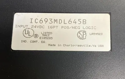 USED GE FANUC IC693MDL645B