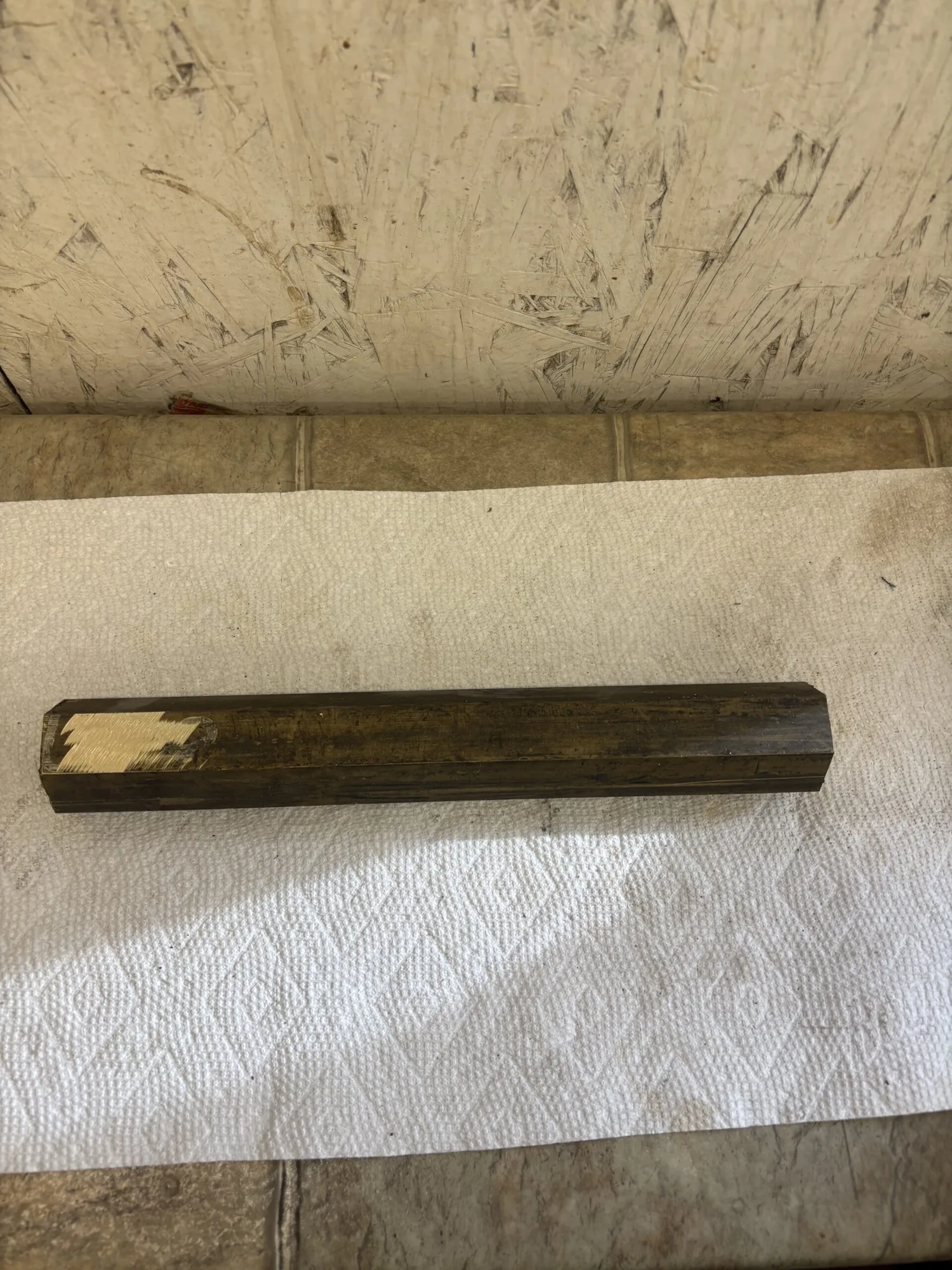 Brass C360 Hex Bar 1.625” ( 1 inch and 5/8) x12”