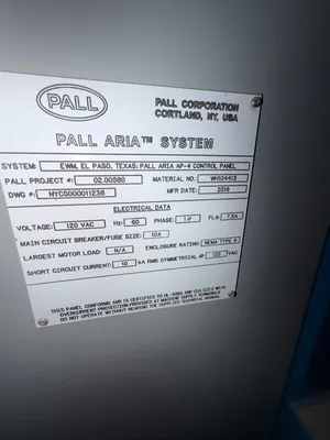 2023 PALL AP-4 Filter Osmosis & Misc. | Perry Equipment (2)
