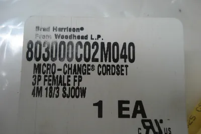 NEW WOODHEAD BRAD BRAD HARRISON 803000C02M040