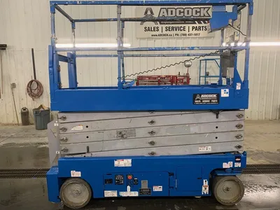 Used 2014 GENIE GS-3232 ELECTRIC SCISSOR LIFT Scissor Lifters Alberta CA | Adcock Equipment #1418026