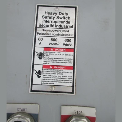 Siemens 60 Amp Disconnect