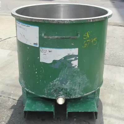 SPC6795  Mixer and Blender 125 gallon Ross change can Stainless Steel 39.25" inside diameter 31.5" inside height