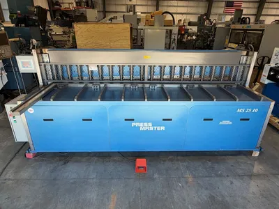 Used 2009 PRESSMASTER MS-25-10 Power Squaring Shears (Inch) Florida US | GMT #1560579