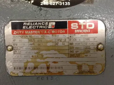 USED RELIANCE ELECTRIC IMAF74318-G002 PU
