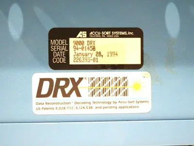NEW ACCU-SORT MODEL 9000 DRX DECODER