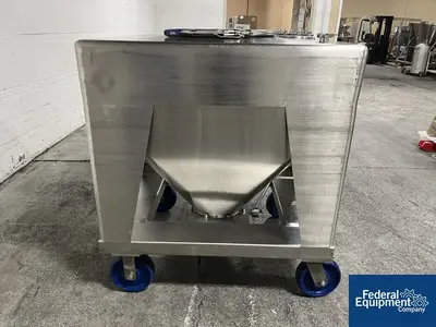 USED TOTE Systems 48" x 42" x 10"  Tote Systems Stainless Steel Transfer Bins