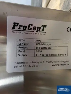 USED Pro-C-epT ProCepT Spray Dryer System, Type 4M8-TriX, S/S