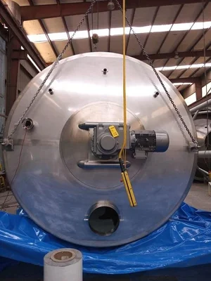 Posses Tank 6000 US Gal Jacketed  With Paddle Mixer # 3032