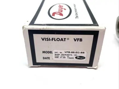 New | in-Stock Dwyer VISI-FLOAT Flowmeter VFB,0.6-5 GPM Water,4-in. Scale Flowmeters Michigan US | Maverick Industrial Sales #1419238