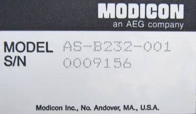 REFURBISHED MODICON AS-B232-001 OUTPUT MODULE ASB232001