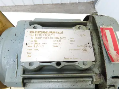 Fulta Electric DBRO4M246 Tube Axial Blower Duct Fan 16" 2300 CFM 0.37kw 220V 3PH