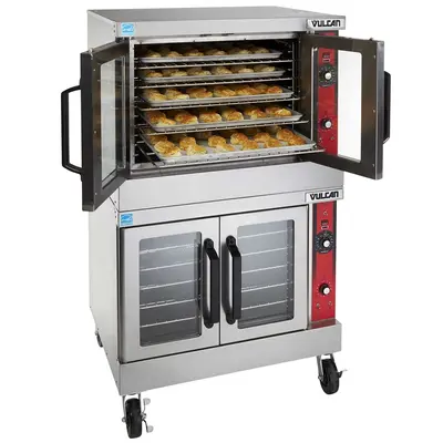 Vulcan VC44GD Double Full Size Natural Gas Convection Oven - 100,000 BTU