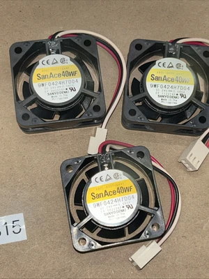 New Mixed Lot Of (12) Mini Cooling Fans  SanAce,NMB, Melco Technorex + Warranty