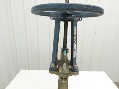 ITT Fabri-Valve C67R304  8" Stainless Knife Gate Valve Rising Stem 150 CWP