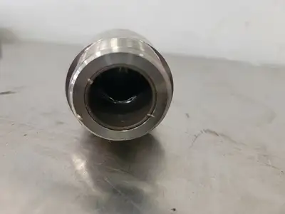 1" Female to 1.5" Male 90 Degree Elbow Hydraulic Adapter