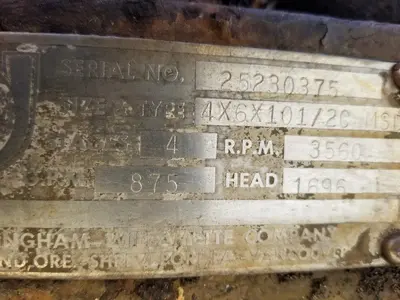 USED SULZER BINGHAM 4X6X10.5C MSD