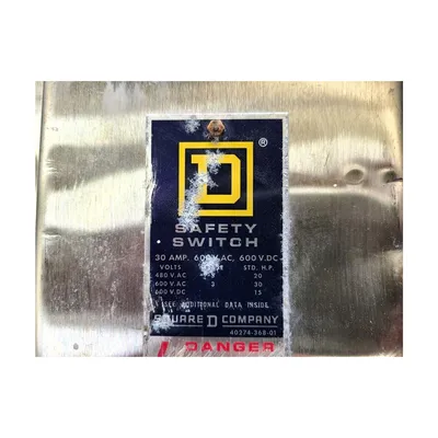 USED SQUARE D CO. HU361DS
