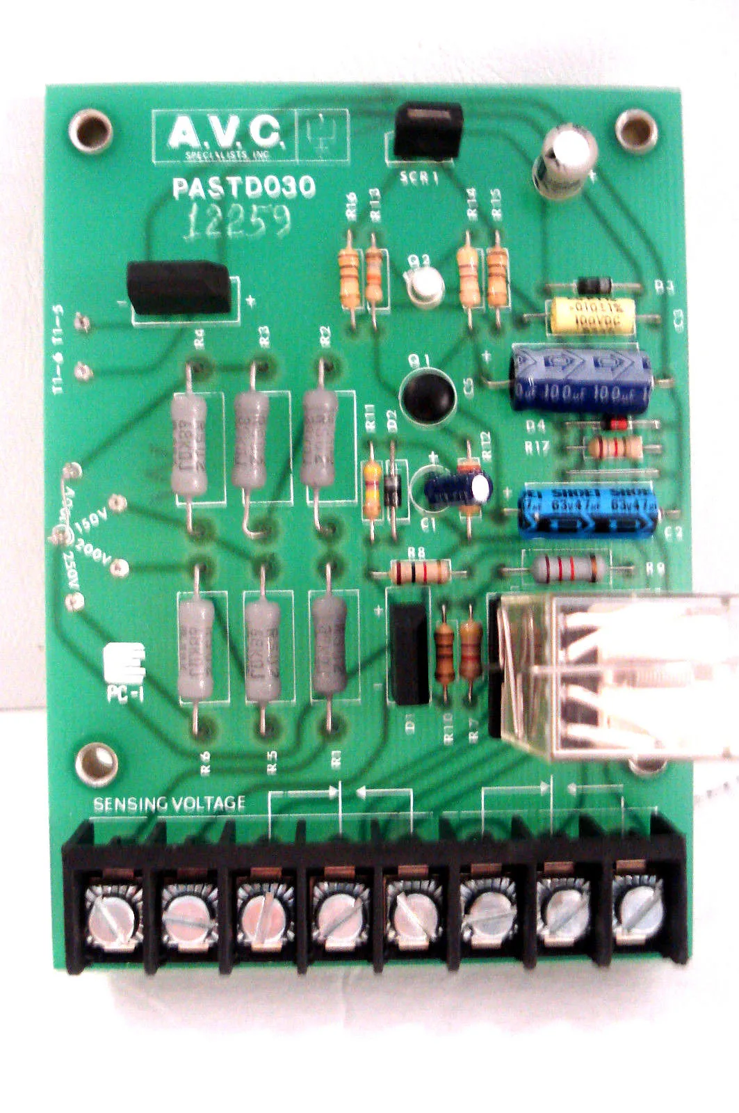 USED AVC PASTD030 12259 BOARD