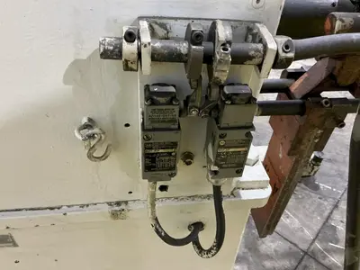 6,000 LB X 12" W DURANT MODEL #MD601 MOTORIZED COIL REEL UNCOILER: YOBRO #24810