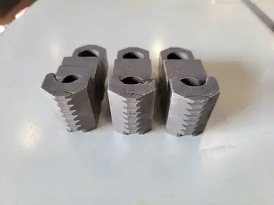 Hard Top Jaws for Chuck 3-1/4" x 1" x 1-3/4" Set of 3