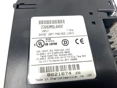 Used GE Fanuc 16-Point Pos/Neg Logic Input Module PLC Input & Output Michigan US | Maverick Industrial Sales #1473859