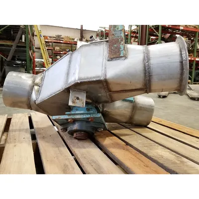 Used Stainless Steel Dry Bulk Reject Diverter Valve