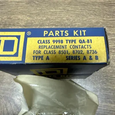 New | in-Stock SQUARE D 9998 QA-81 Miscellaneous Equipment (Electrical & Power) | Surplus Asset Holdings #1202081