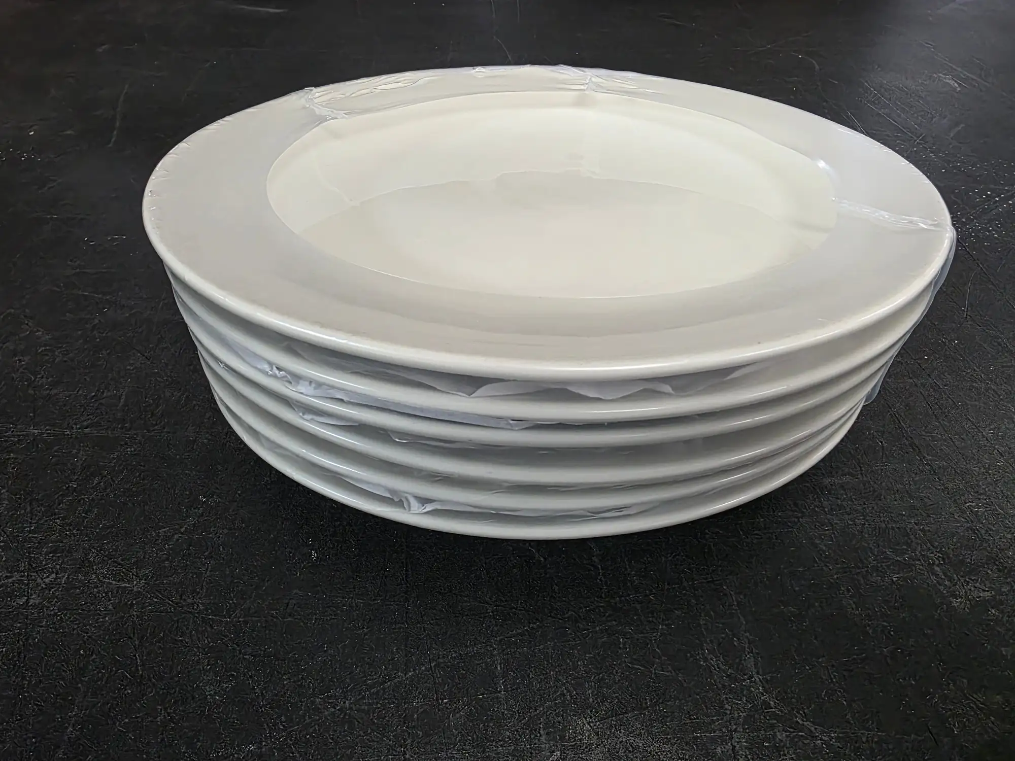 New | in-Stock Tuxton 6 Unused Tuxton VEH-104 10 1/2" x 9" Eggshell Oval Coupe China Platter Plates - TH3 Smallwares Illinois US | Falcon Restaurant Supply #1373895