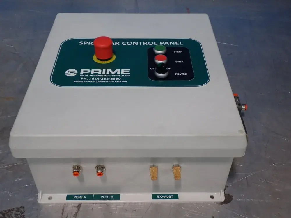 Prime Equipment Group 100 Psi Spray Bar Control Panel