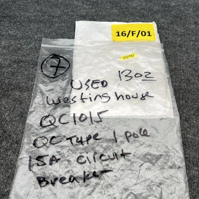 Used Westinghouse QC1015 Misc Electrical & Power Parts | Davliegogo LLC #1709249